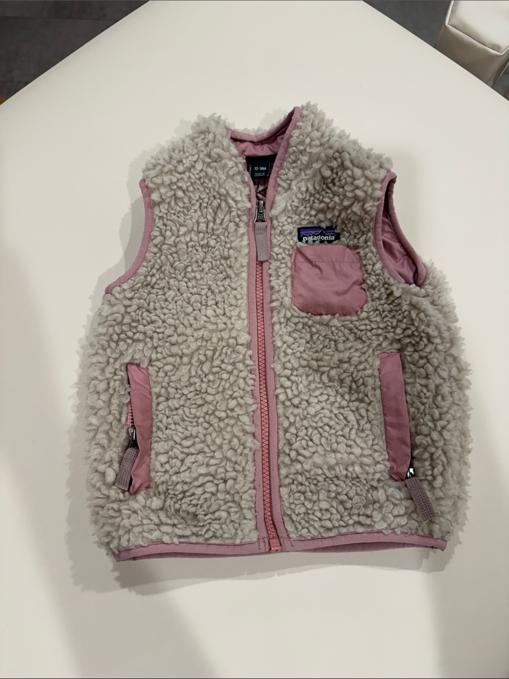 Patagonia baby retro x vest 12-18 months